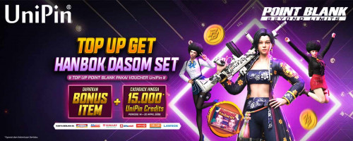 Top Up Point Blank Sekarang! Klaim Hanbok Dasom Set + Cashback 15.000 UniPin Credits